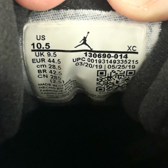 Jordan 12 Retro Game Royal size 10.5 130690-014 2019 PRE-OWNED - Picture 8 of 9